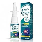 Anti Schnarch Nasenspray, (30 ml) die Lösung gegen Schnarchen, für einen...