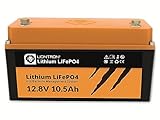 LIONTRON LiFePO4 12,8V 10,5Ah LX; 135Wh;  3000 Zyklen bei 90%...