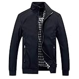 YOUTHUP Herren Jacke Leichte Freizeit Übergangsjacke Langarm Sommer...