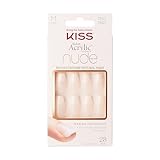 KISS Salon Acrylic French Nude Collection, Leilani, lange künstliche Nude...