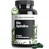 Bio Spirulina Presslinge – 500 Tabletten – vegan, hochdosiert, ohne...