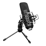 Studio XLR Condenser Microphone Set (incl. shockmount, table stand, 2,5 m...