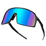 Fahrradbrille Sonnenbrille Herren Polarisierte Sportbrille UV400...