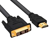 Trifoo 2m HDMI auf DVI Kabel Adapter FULL HD 1080p Beamer Monitor 2 Meter...