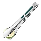 Salatzange aus Edelstahl - Küchenzange aus Stahl, Steakzange | Salatzange...