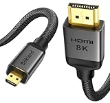 Silkland 10K 8K 4K Micro HDMI auf HDMI 2M, [8K@60Hz, 4K@120Hz] Micro HDMI...