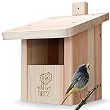 wildtier herz I Vogel Nistkasten Rotkehlchen, Rotschwänzchen aus...