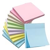 (12 Blöcke) Haftnotizen 76x76mm Post, Sticky Notes Pastell Post Stickies...