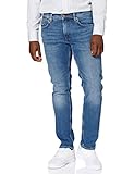 Tommy Hilfiger Herren Jeans Hose Core Straight Denton mit Stretch, Blau...