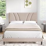 Novilla Polsterbett 180 x 200 cm, Bettrahemn mit Lattenrost und...