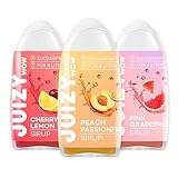 JUIZY WOW Sirup Zuckerfrei | 3 x 65ml Mixed - Bis 36L Natürlicher...