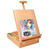 Artina Tischstaffelei für Keilrahmen bis 66 cm Nancy – Künstlerkoffer...