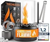 flammtal - Tischkamin [4h Brenndauer] - Tischfeuer für Indoor & Outdoor -...