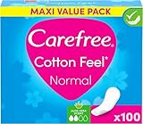 Carefree Slipeinlagen Cotton Feel Normal mit Aloe Vera Duft, 100%...