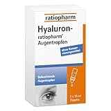Hyaluron-ratiopharm® Augentropfen: Für die Befeuchtung von trockenen,...