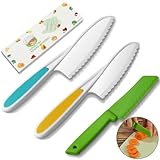 Kindermesser 3-teiliges Kinder-Küchenmesser-Set zum Schneiden und Kochen...