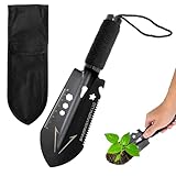 Mini Campingschaufel 7-in-1 für Outdoor Einsatz – Multifunktionale...