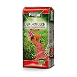 Rindenmulch Dekor Mulch 50L ziegelrot Garten Deko-Mulch rot 50 Liter...