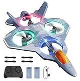 4DRC V50 RC Flugzeug,2 Startmodi, Lichter, 360° Flip, Headless-Modus, 3...