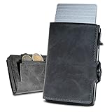 slimfin® Slim Wallet mit Münzfach - Kartenetui - Geldbeutel Herren -...