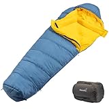 Skandika Schlafsack Gjora | Mumienschlafsack für Erwachsene, 3-4...