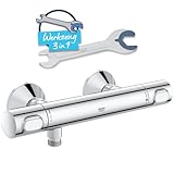 GROHE Precision Flow - Thermostat-Brausearmatur (Sicherheitssperre bei...