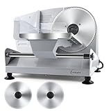 200Watt Elektrischer Allesschneider Edelstahl - Verstellbare...