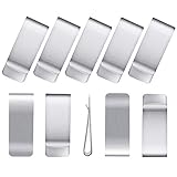 Geldklammer,10Pcs Edelstahl Geldscheinklammer,Silber Geldclip,Money Clip...