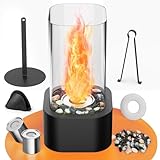 Quadratischer Tischkamin – Premium Bioethanol Tischkamin-Tischfeuer für...
