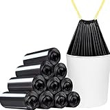 Toneco Müllbeutel 60L - MIT ZUGBAND - EXTRA BREIT & EXTRA STARK - 50...