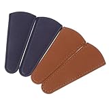 UTHCLO 4 Stück Teiliges Leder scherenetui Leichter Scherenprotektor mit...