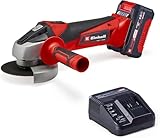 Einhell Akku-Winkelschleifer TC-AG 18/115 Li (1x4,0Ah) (18 V, 115 mm...