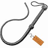 Bantoro Crafts Flogger/Bullpeitsche aus echtem Rindsleder, 8 Zöpfe, 0,90 m...