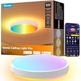 Govee Deckenlampe RGBIC 48.5W, Smart Led Deckenleuchte 4300lm Kompatibel...