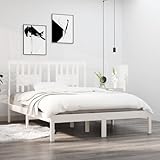 Tidyard Massivholzbett Holzbett Doppelbett Bettgestell Holzbettrahmen...