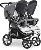 hauck Geschwisterwagen Roadster Duo SLX, Zwillingsbuggy ab Geburt bis 15 kg...