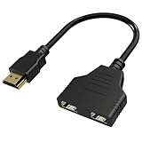 VIEVRE HDMI Splitter 2 Monitore Gleichzeitig,1080P HDMI Adapter,HDMI...