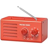 Transistorradio – AM FM Tragbares Radio mit Bestem Empfang, Eingebautem...