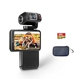 ORDRO M3 Pocket Camcorder, Vlogging Kamera mit 3.5'' Drehbarem Touchscreen...