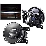 Siemid Neue Generation LED Nebelscheinwerfer Paar für For.d Focus FIESTA...