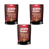 Rinti Singlefleisch Exclusive Strauß pur | 3er Pack | 3 x 50 g |...