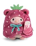NICI Kuscheltier Hase Pibu 8cm mit Softeis & Erdbeerkostüm in Geschenkbox...