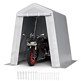 VEVOR Gerätehaus, 183x183x213 cm, Garagenzelt aus PE-Material,...