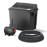 SunSun CBF-200T Bioteichfilter Komplettset mit 9W UVC Klärer, Teichpumpe...