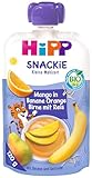 HiPP Sportsfreund Quetschbeutel (Mango in Banane-Orange-Birne mit Reis,...