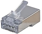 EZ-C6-FTP Einfacher RJ45-Stecker, CAT6 FTP, 100 Stück, modulare und...