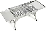 BBQ Grill Outdoor Holzkohlegrills Edelstahl Klappgrill Outdoor Tragbare BBQ...