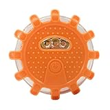 Gramigg 2 Stück LED-Warnleuchten, batteriebetrieben, wasserdicht,...