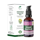 Nakobe® Bio Johanniskrautöl 50ml – 100% natürliches Rotöl –...