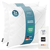 LILENO HOME 2er Set Kissenfüllung 40 x 40 cm - 95°C waschbares...